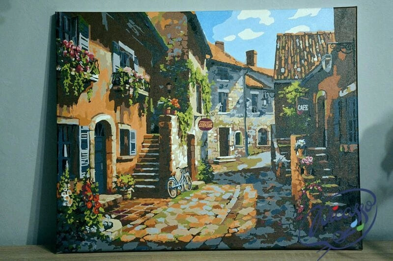 Tapyba pagal skaičius - Italijos gatvės (50x40cm)