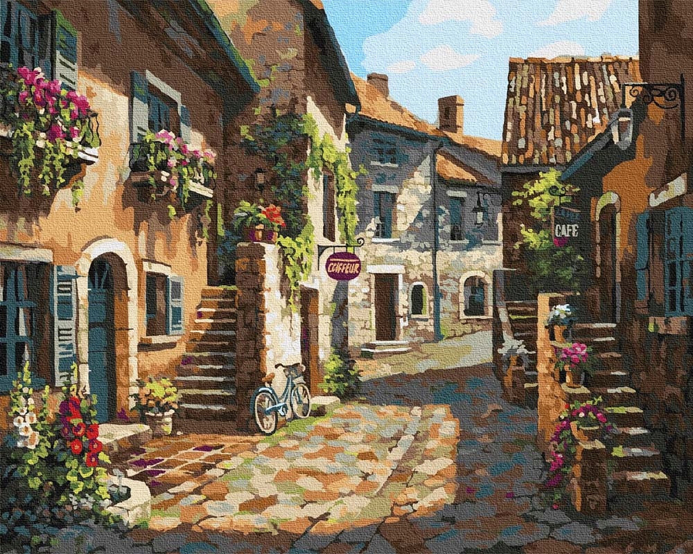 Tapyba pagal skaičius - Italijos gatvės (50x40cm)